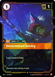 Determined Sentry
Unleashed
Single
Riftbound: League of Legends TCG