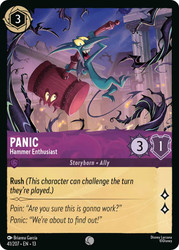 Panic - Hammer Enthusiast
Attack of the Vine!
Single
Lorcana