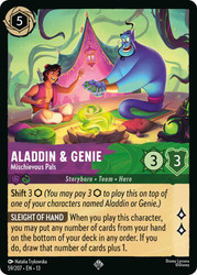 Aladdin & Genie - Mischievous Pals
Attack of the Vine!
Single
Lorcana