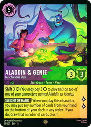 Aladdin & Genie - Mischievous Pals
Attack of the Vine!
Single
Lorcana