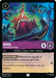 Hera - Created by the Vine
Attack of the Vine!
Single
Lorcana