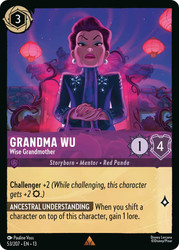 Grandma Wu - Wise Grandmother
Attack of the Vine!
Single
Lorcana