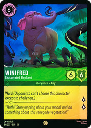 Winifred - Exasperated Elephant
Attack of the Vine!
Single
Lorcana