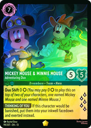 Mickey Mouse & Minnie Mouse - Adventuring Duo
Attack of the Vine!
Single
Lorcana
