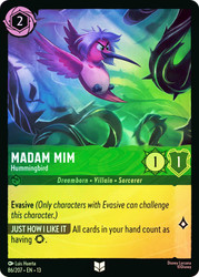 Madam Mim - Hummingbird
Attack of the Vine!
Single
Lorcana