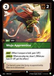 Wuju Apprentice
Unleashed
Single
Riftbound: League of Legends TCG