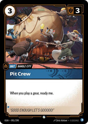 Pit Crew
Origins
Single
Riftbound: League of Legends TCG