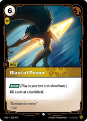 Blast of Power
Origins: Proving Grounds
Single
Riftbound: League of Legends TCG