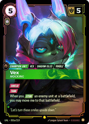 Vex - Mocking
Unleashed
Single
Riftbound: League of Legends TCG