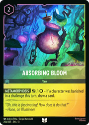 Absorbing Bloom
Attack of the Vine!
Single
Lorcana