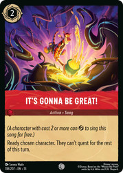 It's Gonna Be Great!
Attack of the Vine!
Single
Lorcana