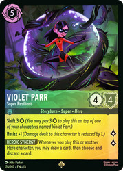 Violet Parr - Super Resilient
Attack of the Vine!
Single
Lorcana