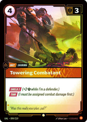 Towering Combatant
Unleashed
Single
Riftbound: League of Legends TCG
