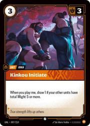 Kinkou Initiate
Unleashed
Single
Riftbound: League of Legends TCG