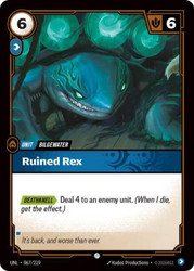 Ruined Rex
Unleashed
Single
Riftbound: League of Legends TCG