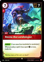 Revna the Lorekeeper
Unleashed
Single
Riftbound: League of Legends TCG