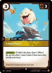 Loyal Poro
Unleashed
Single
Riftbound: League of Legends TCG