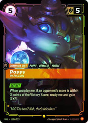 Poppy - Paragon
Unleashed
Single
Riftbound: League of Legends TCG