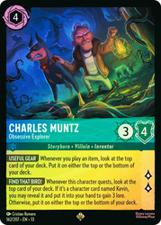 Charles Muntz - Obsessive Explorer
Attack of the Vine!
Single
Lorcana