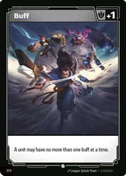 {Buff} // {Gold Token}
Spiritforged
Single
Riftbound: League of Legends TCG