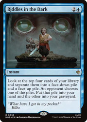 Riddles in the Dark
The Hobbit
Single
Magic: The Gathering
