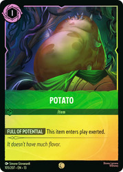 Potato
Attack of the Vine!
Single
Lorcana