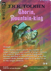 Thorin, Mountain-king
The Hobbit
Single
Magic: The Gathering