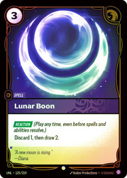 Lunar Boon
Unleashed
Single
Riftbound: League of Legends TCG