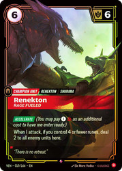 Renekton - Rage Fueled
Vendetta
Single
Riftbound: League of Legends TCG