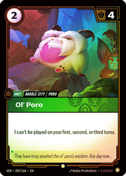 Ol' Poro
Vendetta
Single
Riftbound: League of Legends TCG