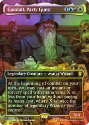 Gandalf, Party Guest
The Hobbit Commander
Single
Magic: The Gathering