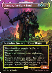 Sauron, the Dark Lord
The Hobbit Commander
Single
Magic: The Gathering