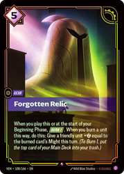 Forgotten Relic
Vendetta
Single
Riftbound: League of Legends TCG