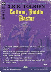Gollum, Riddle Master
The Hobbit
Single
Magic: The Gathering