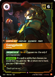 Gangplank - Naval
Vendetta
Single
Riftbound: League of Legends TCG