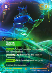 Nasus - Ascended
Vendetta
Single
Riftbound: League of Legends TCG