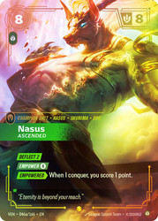 Nasus - Ascended
Vendetta
Single
Riftbound: League of Legends TCG