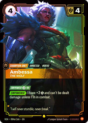 Ambessa - The Wolf
Vendetta
Single
Riftbound: League of Legends TCG
