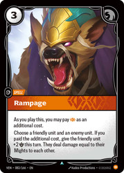 Rampage
Vendetta
Single
Riftbound: League of Legends TCG
