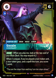 Swain - Visionary
Vendetta
Single
Riftbound: League of Legends TCG