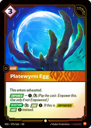 Platewyrm Egg
Vendetta
Single
Riftbound: League of Legends TCG