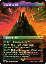 Mount Doom
The Hobbit Commander
Single
Magic: The Gathering