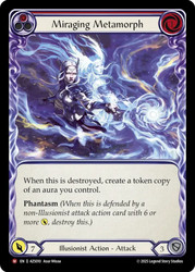 Miraging Metamorph
Armory Deck: Zyggy
Single
Flesh and Blood