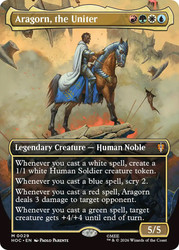Aragorn, the Uniter
The Hobbit Commander
Single
Magic: The Gathering