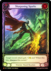 Sharpening Sparks
Mastery Pack Warrior
Single
Flesh and Blood