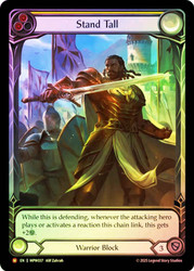 Stand Tall
Mastery Pack Warrior
Single
Flesh and Blood
