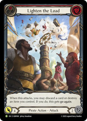 Lighten the Load (Red) (GEM Pack)
GEM Pack
Single
Flesh and Blood