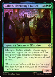 Galion, Elvenking's Butler
The Hobbit
Single
Magic: The Gathering