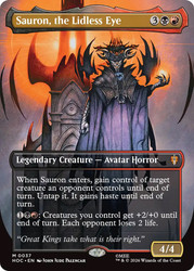 Sauron, the Lidless Eye
The Hobbit Commander
Single
Magic: The Gathering