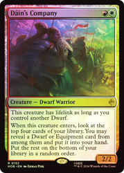 Dain's Company
The Hobbit
Single
Magic: The Gathering